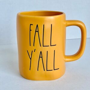 Rae Dunn Rustic “Fall Y'all” Harvest Gold Coffee Mug